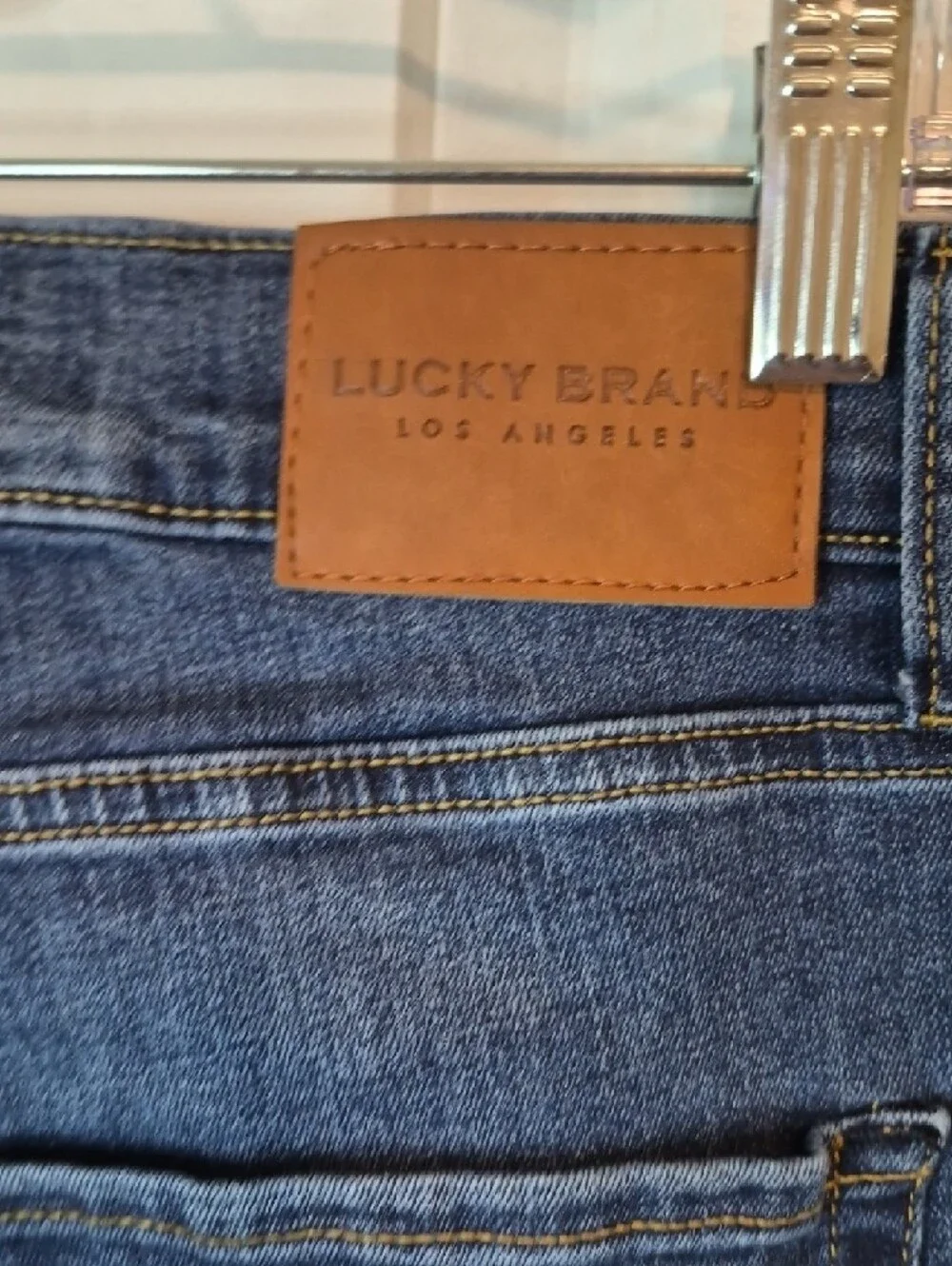 Lucky Brand Men’s‎ Dark Blue Slim Jeans Size W34/L32